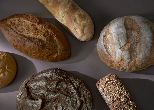 Assorted rustic breads
